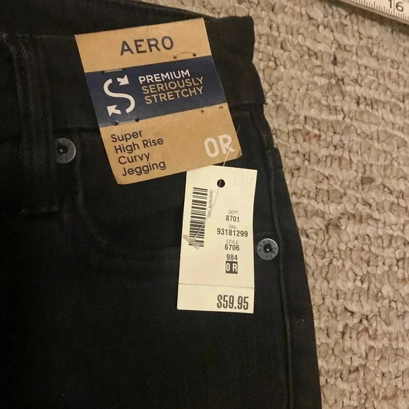 Aeropostale High Rise Jegging Jean Premium Seriously Stretchy Size 0 NWT - Picture 3 of 11